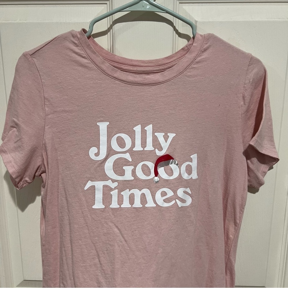 Old Navy Jolly Good Times Christmas Shirt M - Picture 2 of 3